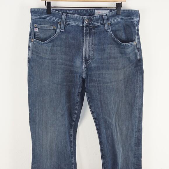 Adriano Goldschmied AG-ED Tellis Modern Slim Wash Faded Jeans Japan Made 34 x 33 - Picture 2 of 11